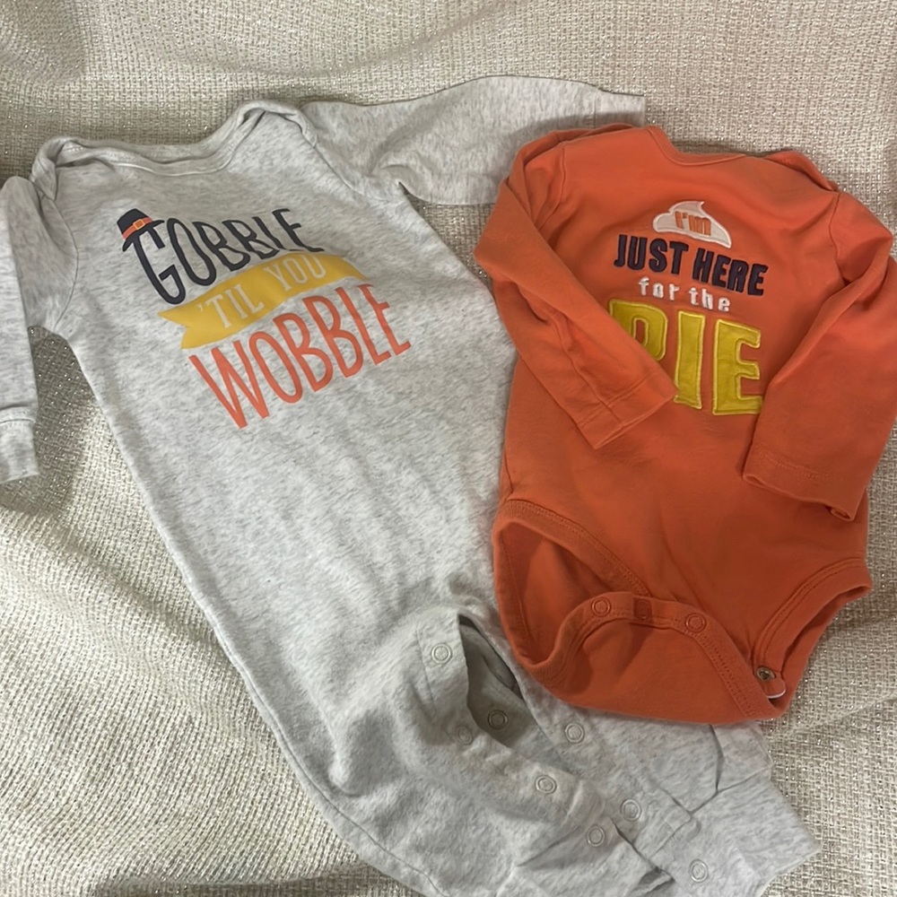 Carters baby thanksgiving outfit bundle